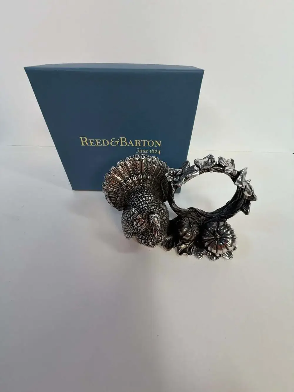 Reed & Barton The 1824 Collection Silverplate Turkey Napkin Ring 2005